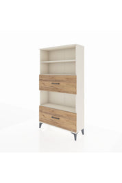 Arges Dolap 3 Raflı 2 Çekmeceli 88x30x163 Aytaşı-Çam