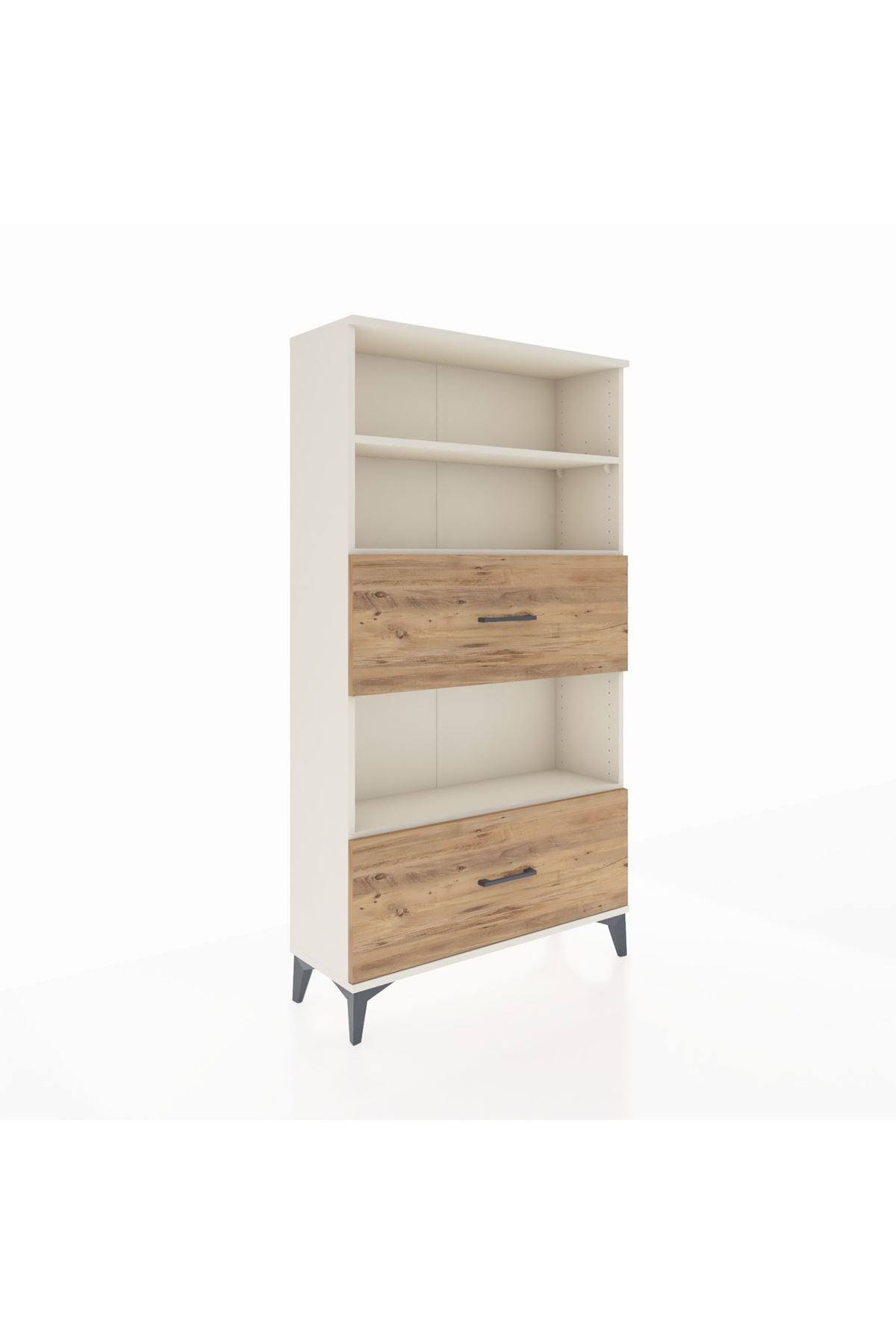 Arges Dolap 3 Raflı 2 Çekmeceli 88x30x163 Aytaşı-Çam