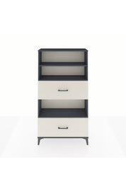 Arges Dolap 3 Raflı 2 Çekmeceli 88x30x163 Antrasit-Aytaşı