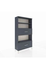 Arges Dolap 3 Raflı 2 Çekmeceli 88x30x163 Antrasit-Antrasit