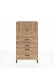 Arges Dolap 2 Raflı 4 Çekmeceli 2 Kapaklı 88x30x163 Aytaşı-Çam