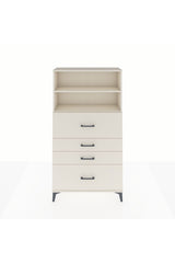 Arges Dolap 2 Raflı 4 Çekmeceli 88x30x163
