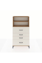 Arges Dolap 2 Raflı 4 Çekmeceli 88x30x163 Çam-Aytaşı