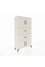 Arges Dolap 2 Raflı 2 Çekmeceli 4 Kapaklı 88x30x163 Aytaşı-Aytaşı