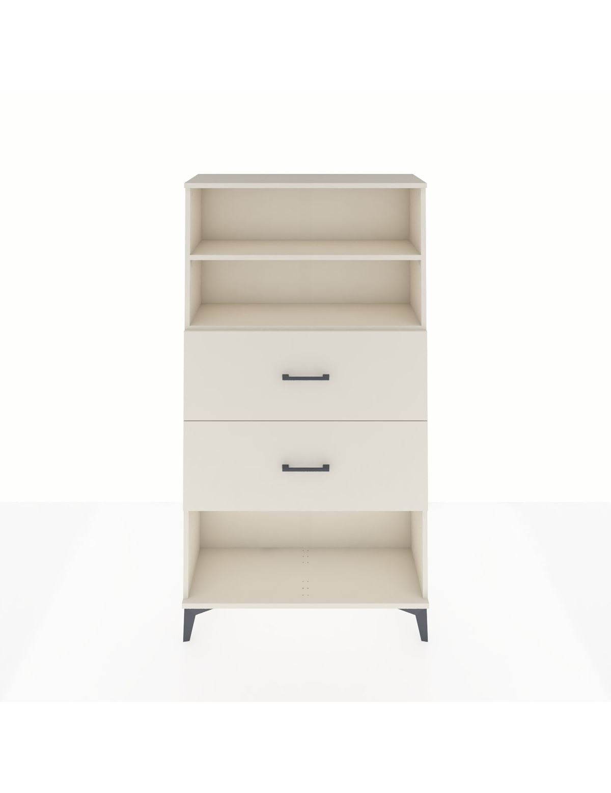 Arges Dolap 2 Raflı 2 Çekmeceli 88x30x163 Aytaşı-Aytaşı