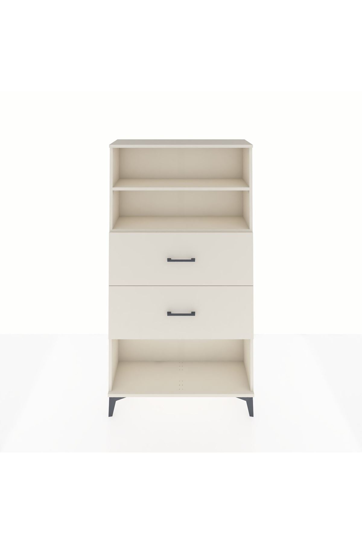 Arges Dolap 2 Raflı 2 Çekmeceli 88x30x163 Aytaşı-Aytaşı