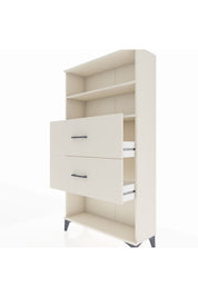 Arges Dolap 2 Raflı 2 Çekmeceli 88x30x163 Aytaşı-Aytaşı