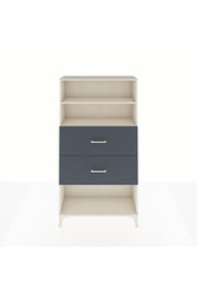 Arges Dolap 2 Raflı 2 Çekmeceli 88x30x163 Aytaşı-Antrasit