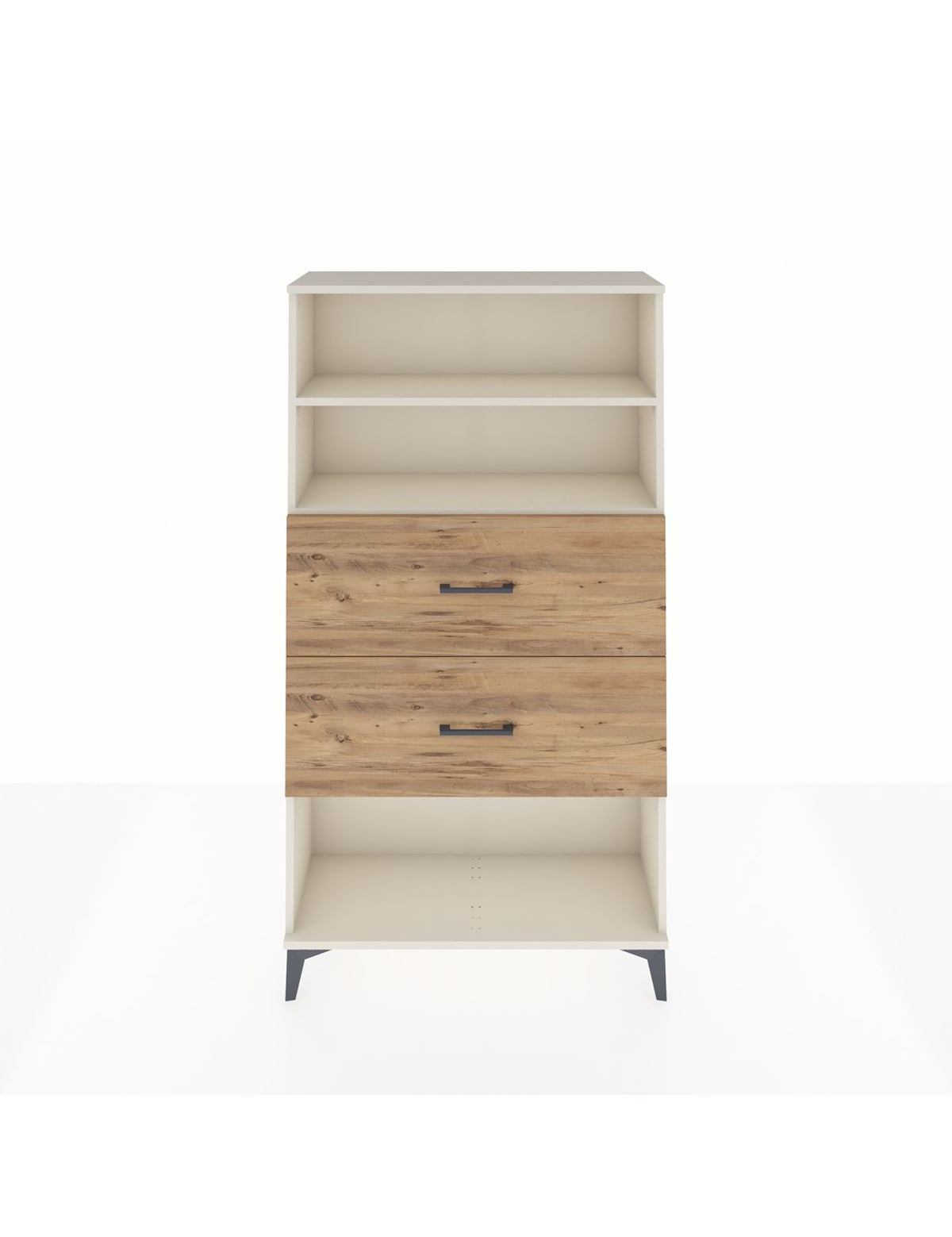 Arges Dolap 2 Raflı 2 Çekmeceli 88x30x163 Aytaşı-Çam