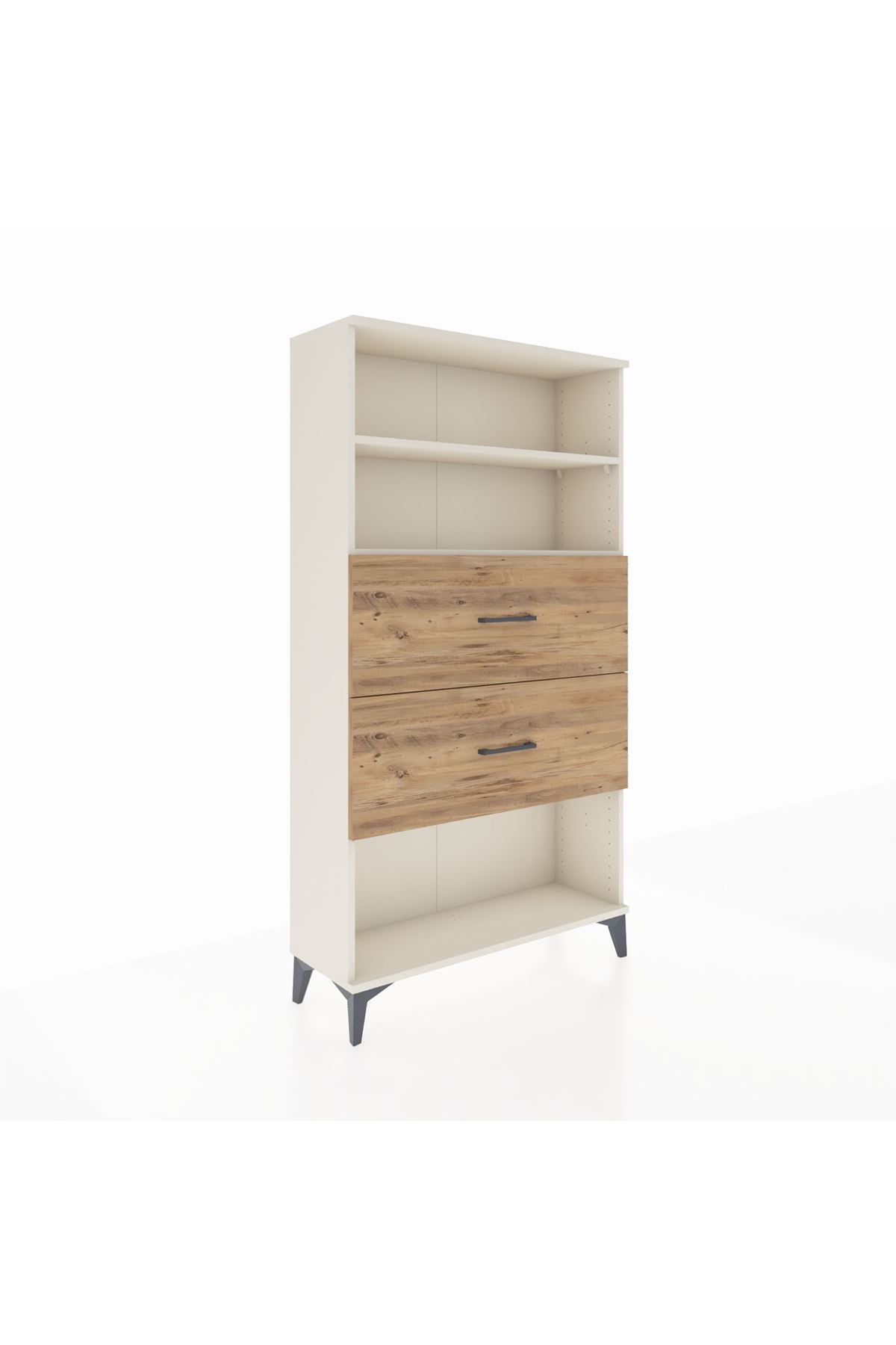 Arges Dolap 2 Raflı 2 Çekmeceli 88x30x163 Aytaşı-Çam