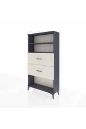 Arges Dolap 2 Raflı 2 Çekmeceli 88x30x163 Antrasit-Aytaşı