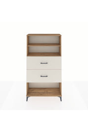 Arges Dolap 2 Raflı 2 Çekmeceli 88x30x163 Çam-Aytaşı