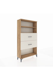 Arges Dolap 2 Raflı 2 Çekmeceli 88x30x163 Çam-Aytaşı