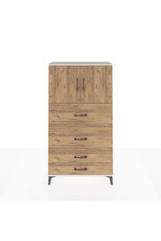 Arges Dolap 2 Raflı 4 Çekmeceli 2 Kapaklı 88x30x163 Aytaşı-Çam