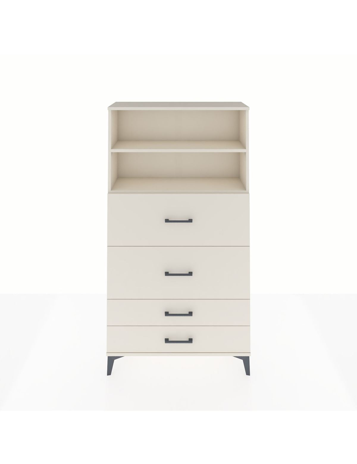 Arges Dolap 2 Raflı 4 Çekmeceli 88x30x163 Aytaşı-Aytaşı