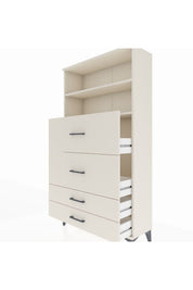 Arges Dolap 2 Raflı 4 Çekmeceli 88x30x163 Aytaşı-Aytaşı