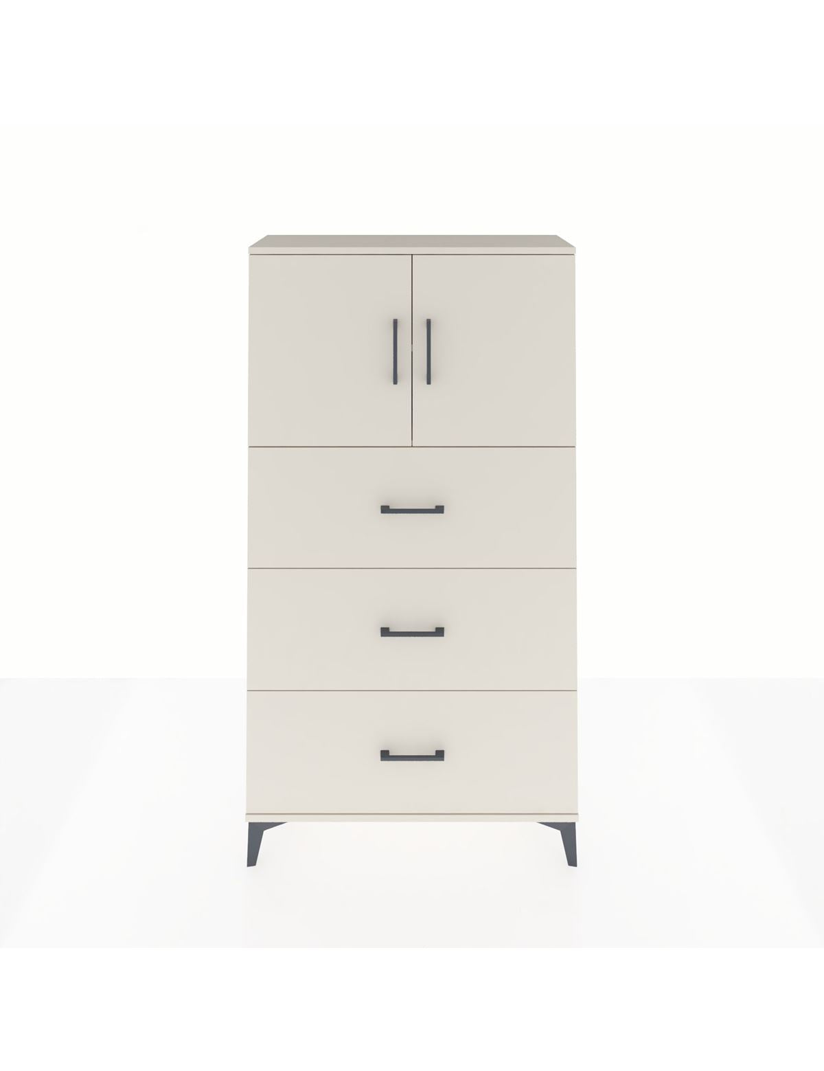 Arges Dolap 2 Raflı 3 Çekmeceli 2 Kapaklı 88x30x163 Aytaşı-Aytaşı