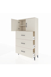 Arges Dolap 2 Raflı 3 Çekmeceli 2 Kapaklı 88x30x163 Aytaşı-Aytaşı