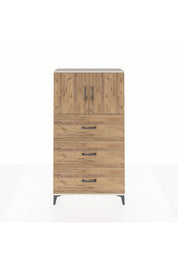 Arges Dolap 2 Raflı 3 Çekmeceli 2 Kapaklı 88x30x163 Aytaşı-Çam
