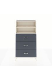 Arges Dolap 2 Raflı 3 Çekmeceli 88x30x163 Aytaşı-Antrasit