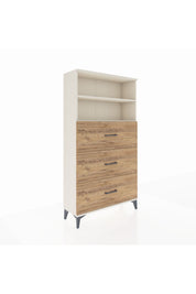 Arges Dolap 2 Raflı 3 Çekmeceli 88x30x163 Aytaşı-Çam