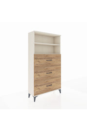 Arges Dolap 2 Raflı 3 Çekmeceli 88x30x163 - S21M040V3A