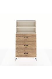 Arges Dolap 2 Raflı 3 Çekmeceli 88x30x163 Aytaşı-Çam