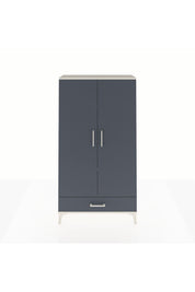 Arges Dolap 4 Raflı Tek Çekmeceli 2 Kapaklı 88x30x163 Aytaşı-Antrasit