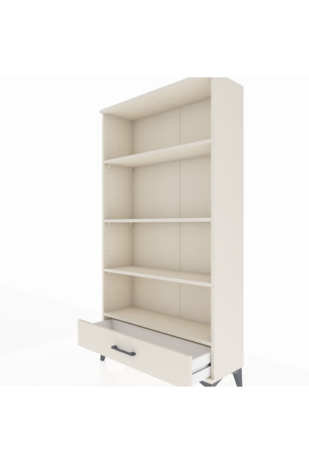 Arges Dolap 4 Raflı Tek Çekmeceli 88x30x163 Aytaşı-Aytaşı