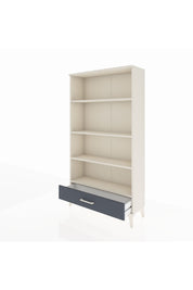 Arges Dolap 4 Raflı Tek Çekmeceli 88x30x163 Aytaşı-Antrasit