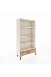 Arges Dolap 4 Raflı Tek Çekmeceli 88x30x163 Aytaşı-Çam