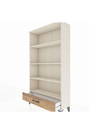 Arges Dolap 4 Raflı Tek Çekmeceli 88x30x163 Aytaşı-Çam