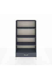 Arges Dolap 4 Raflı Tek Çekmeceli 88x30x163 Antrasit-Antrasit