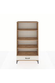 Arges Dolap 4 Raflı Tek Çekmeceli 88x30x163 Çam-Aytaşı