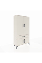 Arges Dolap 3 Raflı Tek Çekmeceli 4 Kapaklı 88x30x163 Aytaşı-Aytaşı