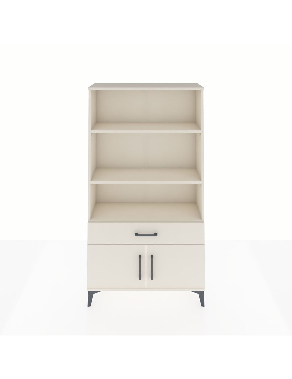 Arges Dolap 3 Raflı Tek Çekmeceli 2 Kapaklı 88x30x163 Aytaşı-Aytaşı