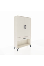 Arges Dolap 3 Raflı Tek Çekmeceli 2 Kapaklı 88x30x163 Aytaşı-Aytaşı