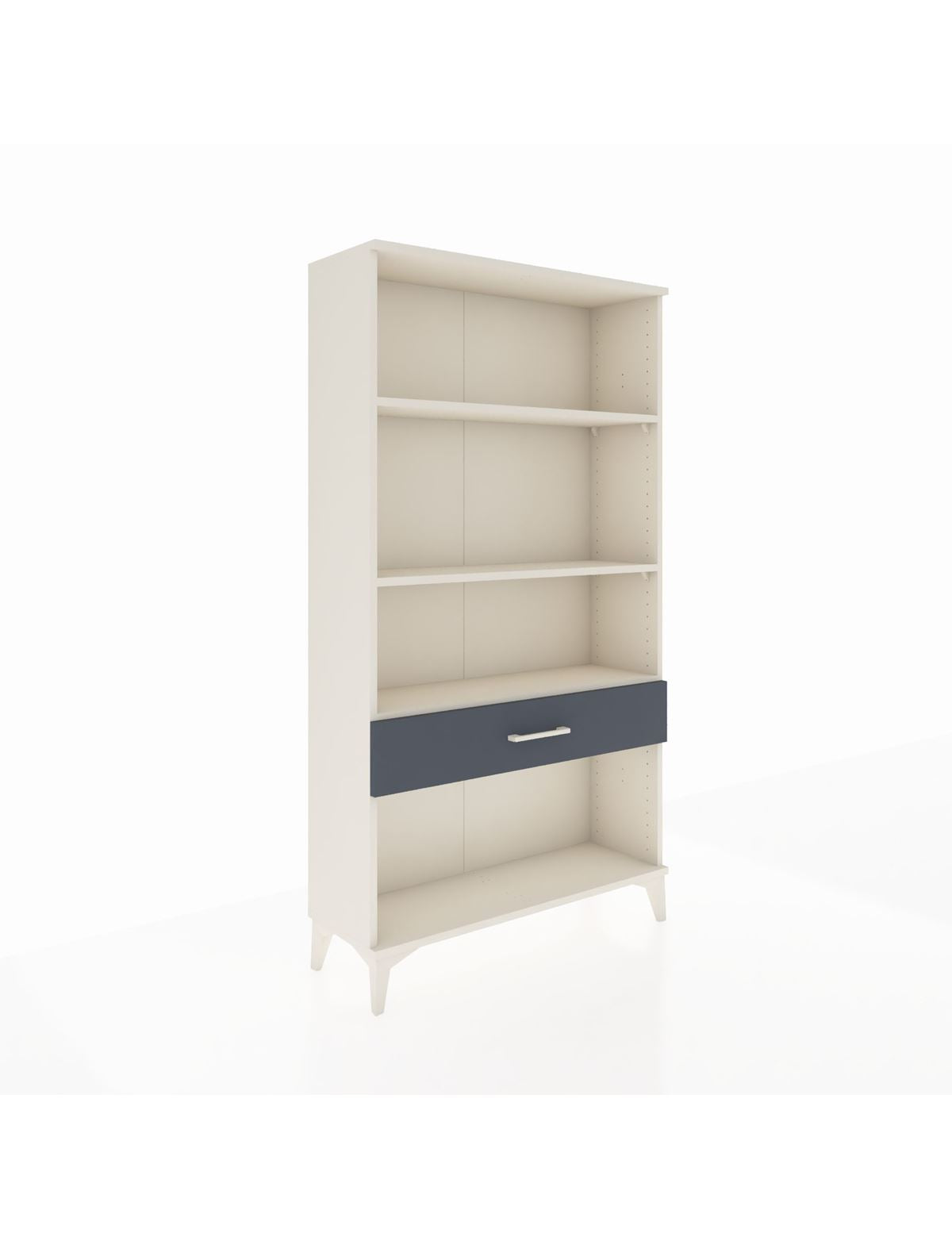 Arges Dolap 3 Raflı Tek Çekmeceli 88x30x163 Aytaşı-Antrasit