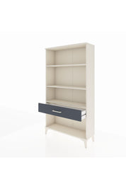 Arges Dolap 3 Raflı Tek Çekmeceli 88x30x163 Aytaşı-Antrasit