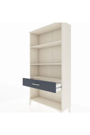 Arges Dolap 3 Raflı Tek Çekmeceli 88x30x163 Aytaşı-Antrasit