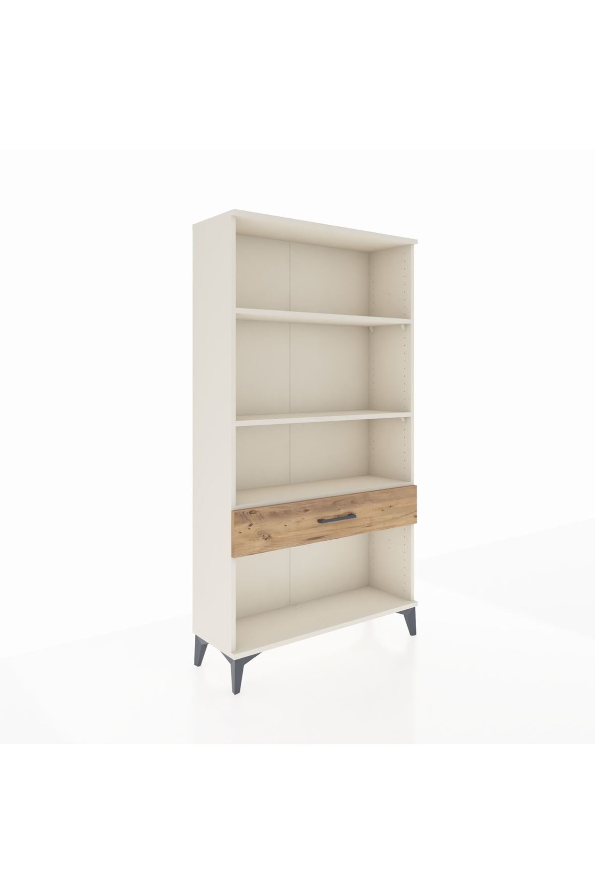 Arges Dolap 3 Raflı Tek Çekmeceli 88x30x163 Aytaşı-Çam