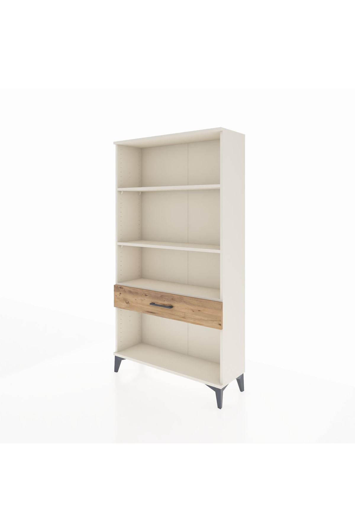 Arges Dolap 3 Raflı Tek Çekmeceli 88x30x163 Aytaşı-Çam