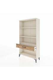 Arges Dolap 3 Raflı Tek Çekmeceli 88x30x163 Aytaşı-Çam