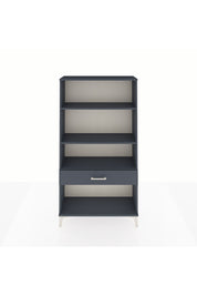 Arges Dolap 3 Raflı Tek Çekmeceli 88x30x163 Antrasit-Antrasit