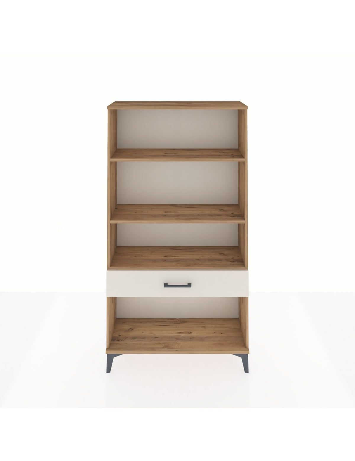 Arges Dolap 3 Raflı Tek Çekmeceli 88x30x163 Çam-Aytaşı