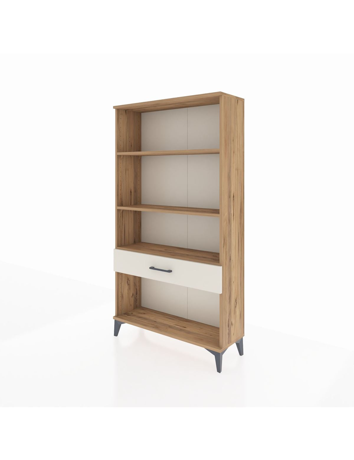 Arges Dolap 3 Raflı Tek Çekmeceli 88x30x163 - S21M046V7A
