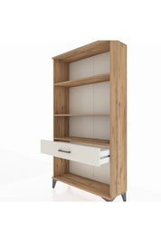 Arges Dolap 3 Raflı Tek Çekmeceli 88x30x163 Çam-Aytaşı