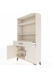 Arges Dolap 3 Raflı Tek Çekmeceli 2 Kapaklı 88x30x163 Aytaşı-Aytaşı