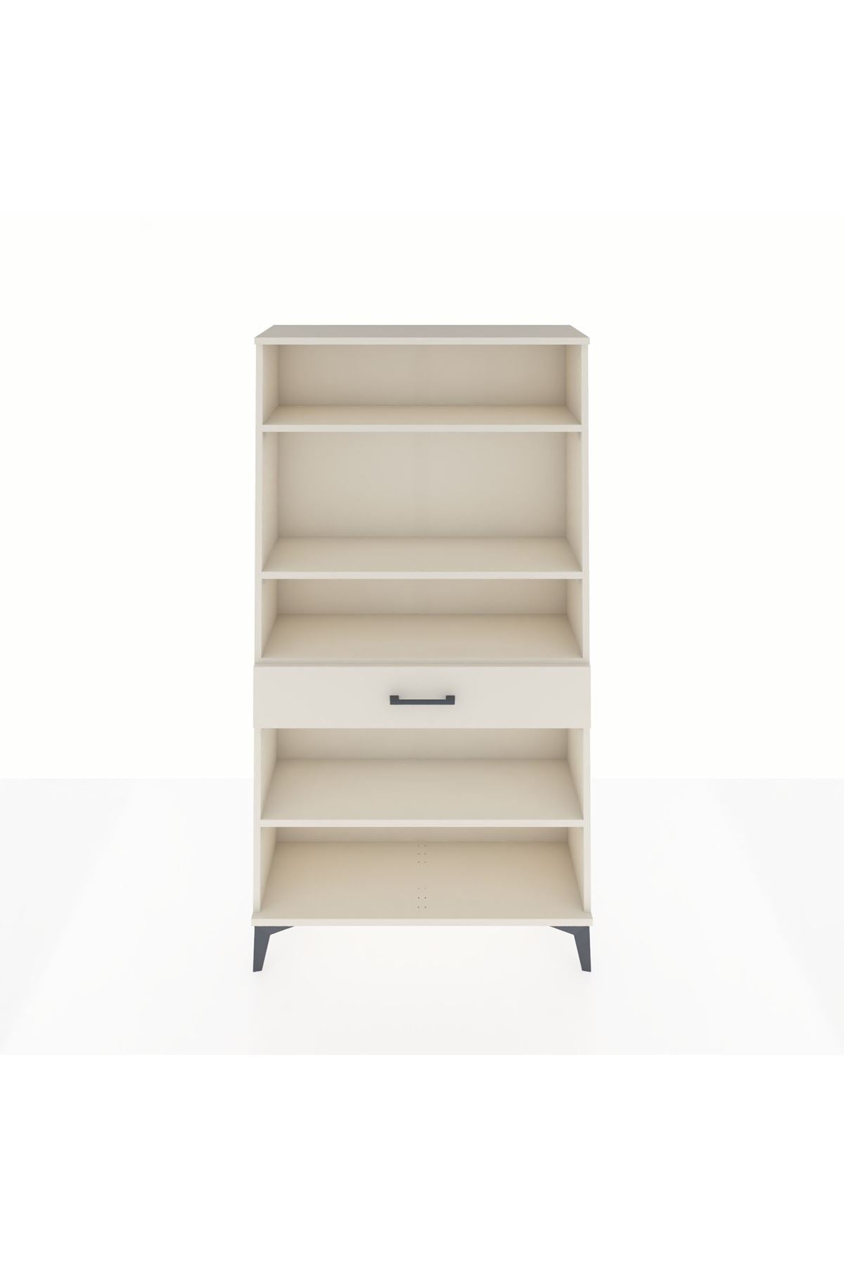 Arges Dolap 4 Raflı Tek Çekmeceli 88x30x163 Aytaşı-Aytaşı