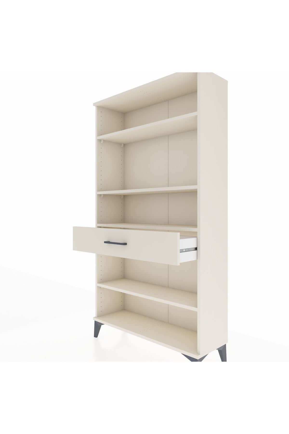 Arges Dolap 4 Raflı Tek Çekmeceli 88x30x163 Aytaşı-Aytaşı